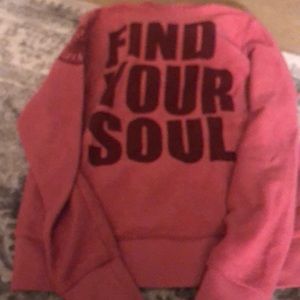Terry cloth soul cycle hoodie